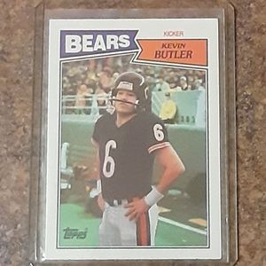 Vintage Kevin Butler Chicago Bears  Collector's Ca